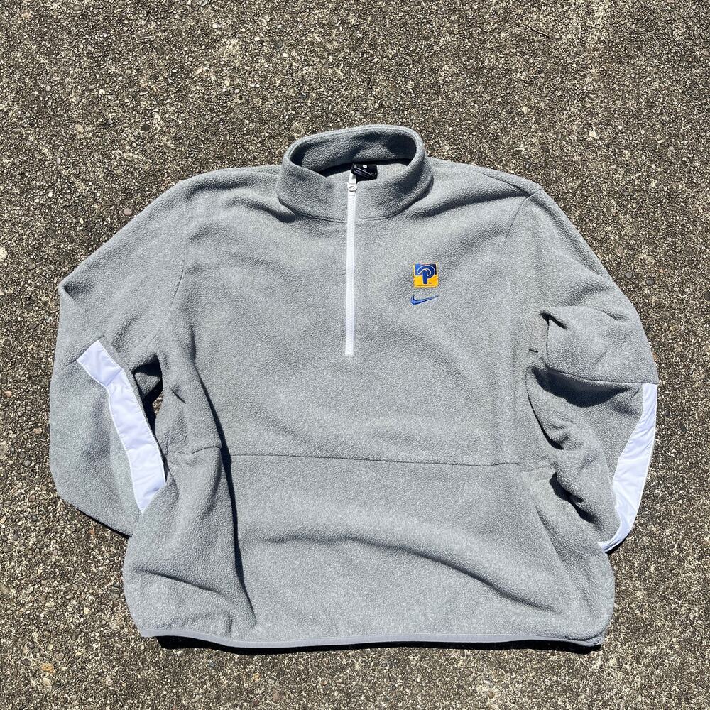 Womens Grey Nike Pittsburgh Panthers Fleece Pullover Size XL